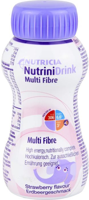 1001 Artikel Medical GmbH NUTRINIDRINK MultiFibre Erdbeergeschmack 6400 ml