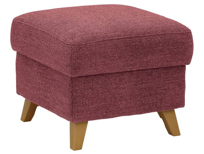 Stauraumhocker GOODPRODUCT Westerland , lila (chianti), B:58cm H:48cm T:58cm, 100% Polyester, Hocker, Stauraumhocker, in vielen Bezugsarten und Farben, auch in Luxus-Microfaser imprägniert
