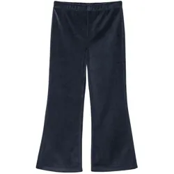 Tchibo - Kinder-Samt-Leggings - Mädchen - Gr. 110/116 - dunkelblau