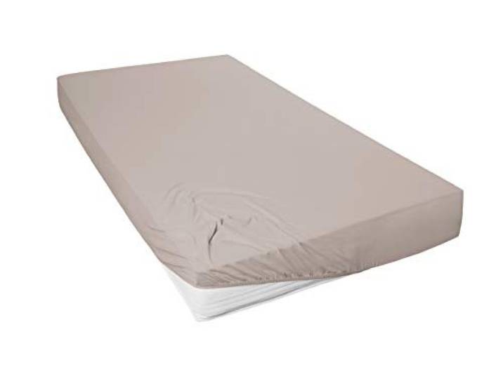 Primera Mako-Feinjersey Jersey-Spannbetttuch, Kiesel, 180x200-200x200 cm