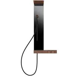 Gessi HI-FI, Duschkombination zur Aufputz-Wandmontage mit Thermostat, 2 Funktionen, 63043708, Farbe: Kupfer gebürstet PVD