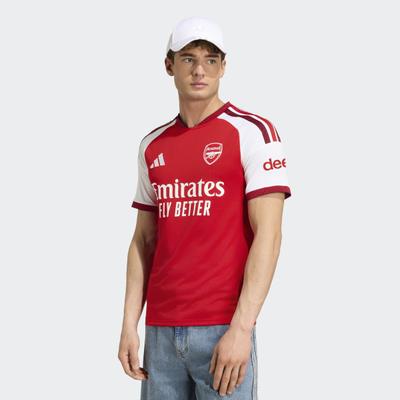 Fußballtrikot ADIDAS PERFORMANCE "FC ARSENAL 26/27 HEIMTRIKOT", Herren, Gr. 3XL, rot (better scarlet), Obermaterial: 100% Polyester, Rundhals, Trikots Fußballtrikot, mit Climacool Technologie, schmal geschnitten, aus Polyester