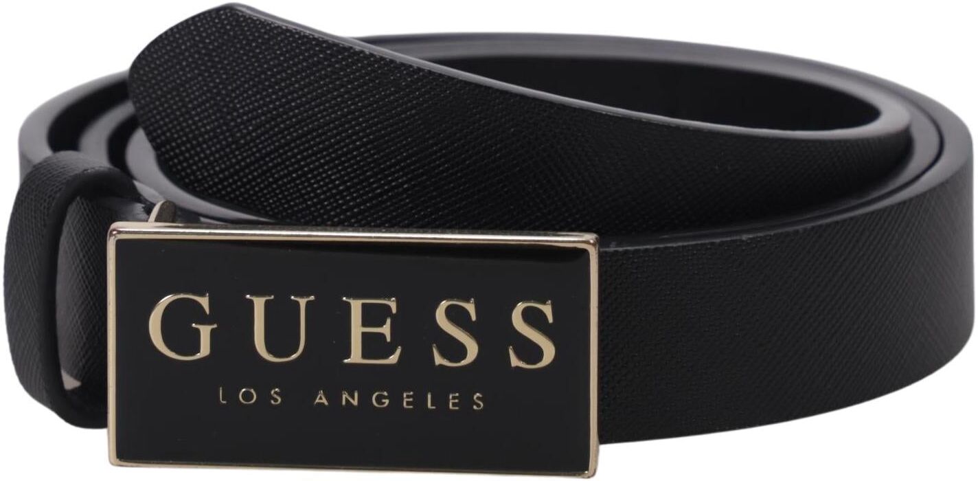 Guess Damen Gürtel, Schwarz, Gr. 90, Kunstleder - Second Hand