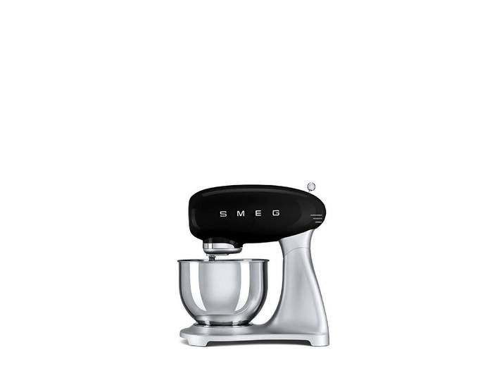 SMEG Küchenmaschine 50´s Retro Style, Schwarz , silber (schwarz, silberfarben), Küchenmaschinen, Küchenmaschine