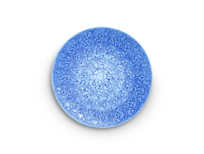 Mateus Lace Teller 34cm Hellblau