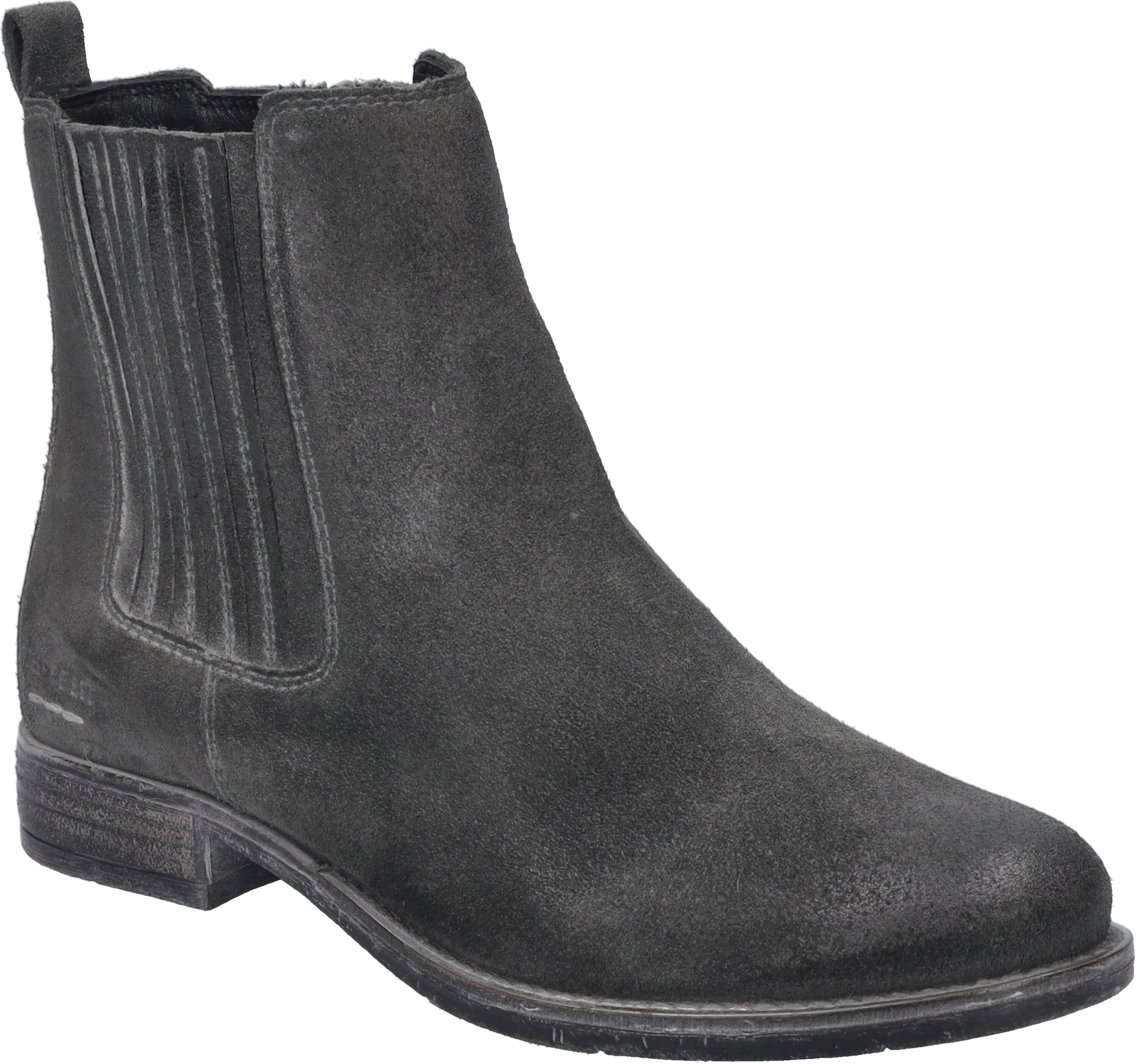 Stiefelette JOSEF SEIBEL "Sienna 02, granit", Damen, Gr. 37, grau (granit), Obermaterial: 100% Rindsleder Leather cow., Schuhe Stiefelette