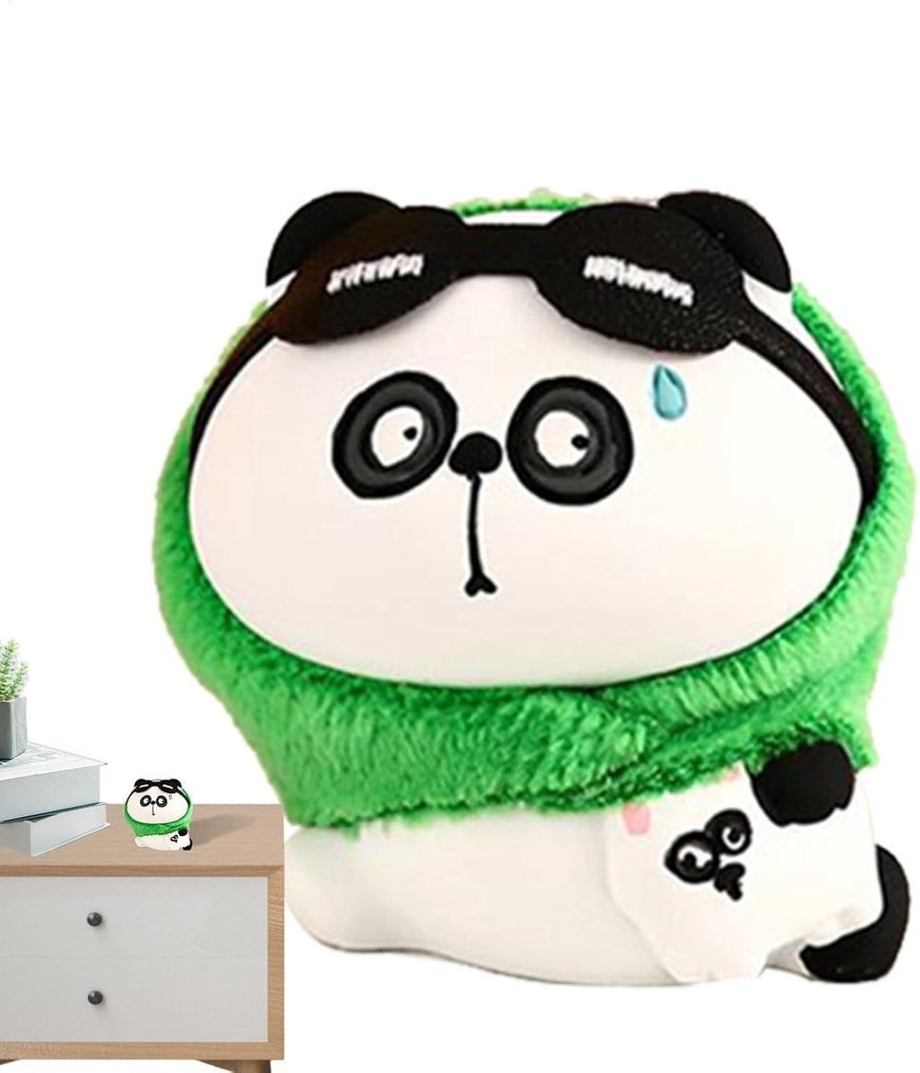 Schattig Panda Dierenbeeldje voor Interieur Decoratie