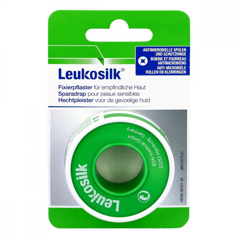 BSN medical GmbH Leukosilk Blisterkarte 5 m x 1,25 cm 00396110