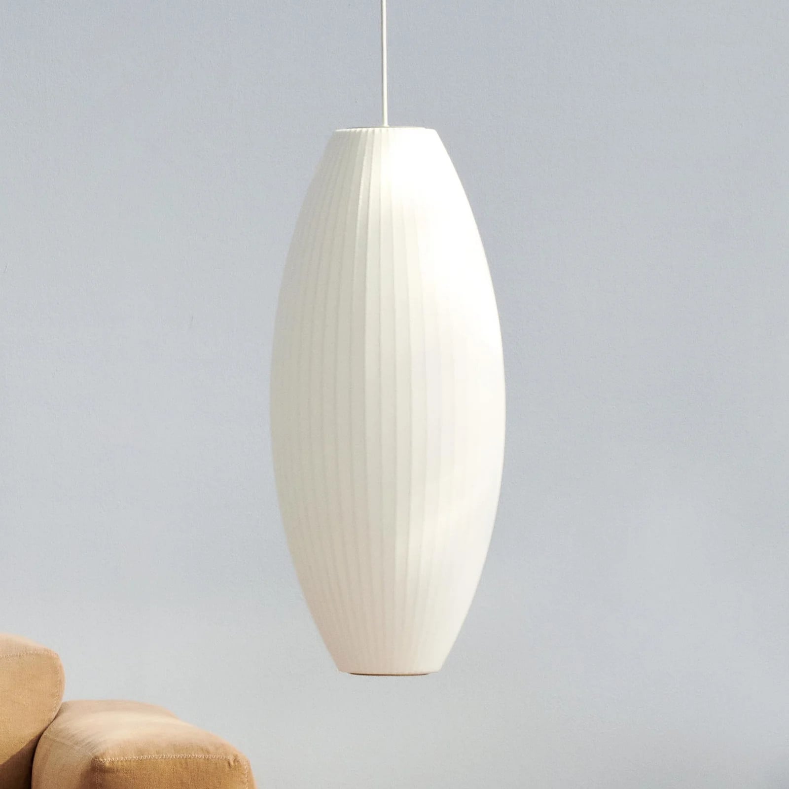 HAY Nelson Cigar Bubble L hanglamp - Wit - Ø 38 cm