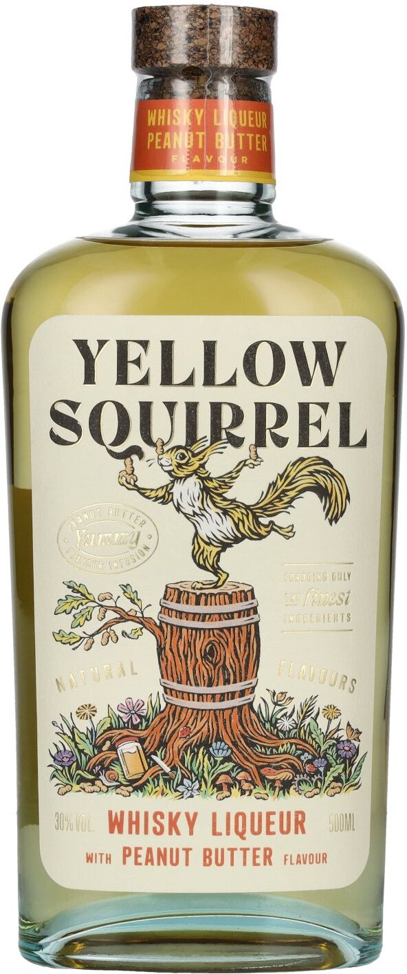 YELLOW SQUIRREL Peanut Butter Whisky Liqueur 30% Vol. 0,5l