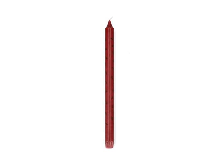 Dinerkaars, rood met takjes, 30 cm