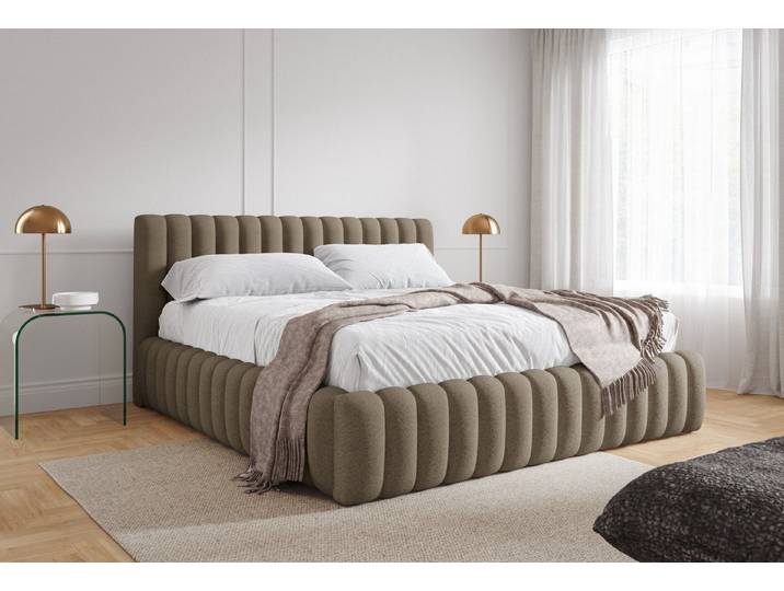 yourhouse24 Polsterbett Design-Polsterbett – Cloud-Bed im Chunky-Style, Luxus Wolkenbett mit Bettkasten & Lattenrost