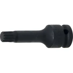 BGS Kraft-Bit-Einsatz Antrieb Innenvierkant 12,5 mm (1/2") Innenvielzahn (für XZN) M12 - 5482-M12