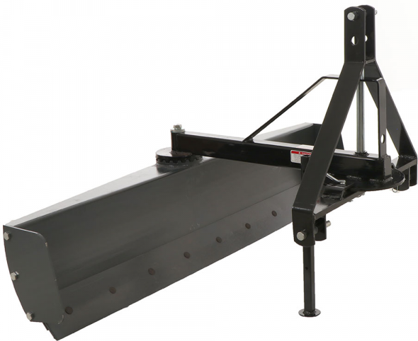 Lame niveleuse pour tracteur Blackstone B-GB 200 à rotation simple 360° et bras orientable