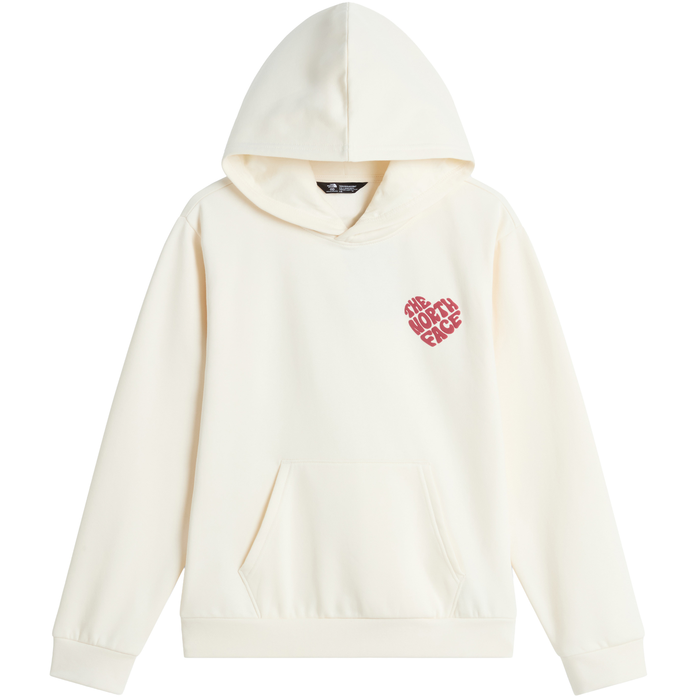 The North Face Teen G Brand Proud Relaxed Kinder Hoodies weiss Größe 146 Lifestyle Atmungsaktiv