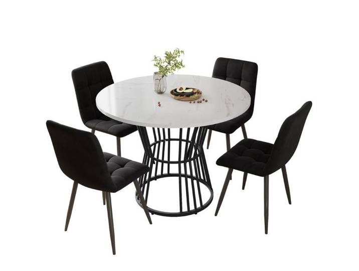 Ensemble de table de salle à manger (5 pièces) ensemble de table de salle à manger avec 4 chaises ensemble de table de cuisine ta