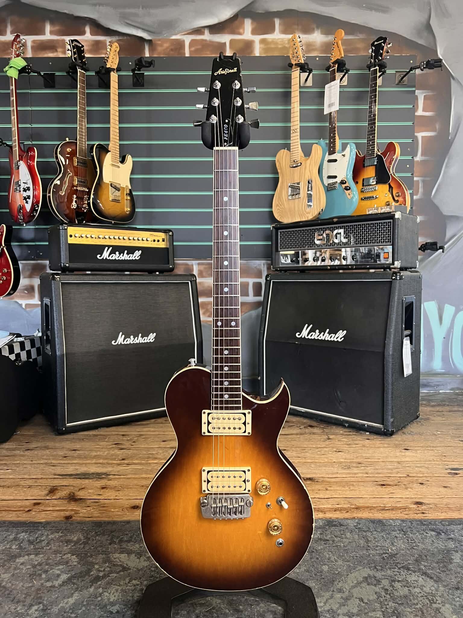 Aria Pro II PE-460 Sunburst 1980 Vintage MIJ Electric Guitar   Vintage Sunburst - Refurbished
