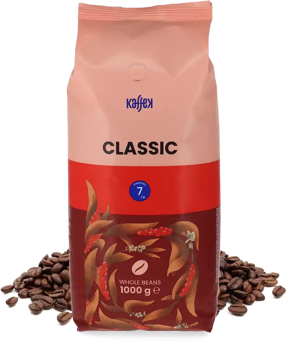 1 kg Classic KaffeK Grains de café - Noir - Meilleur café - Pas cher