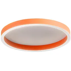 Gea Luce AELA P/P LED-Deckenleuchte 36 W Doppelabstrahlung 1800–1900 lm 3000 K/4000 K Orange, Aluminium, dimmbar, Phasenanschnitt - Gealuce