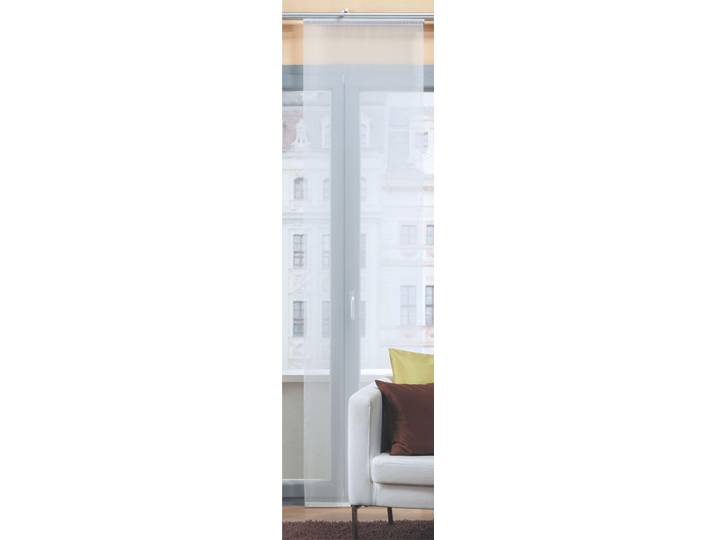 Schiebegardine HOME WOHNIDEEN CROCKETT Gr. 1, weiss (weiß), B:60cm H:245cm, Voile, Polyester, Gardinen, Schiebegardine, HxB: 245x60