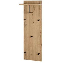 Garderobenpaneel   ¦ holzfarben ¦ MDF-Platte ¦ Maße (cm): B: 30 H: 100 T: 20.0