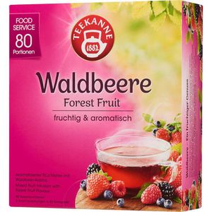 Teekanne Tee Waldbeere, Früchtetee, 180 g, 80 Beutel