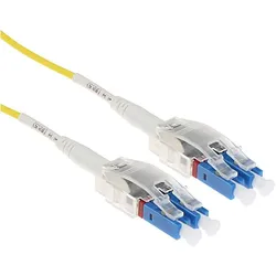 ACT 2 meter Singlemode 9/125 OS2 Polarity Twist fiber cable with LC connectors (2 m), Netzwerkkabel