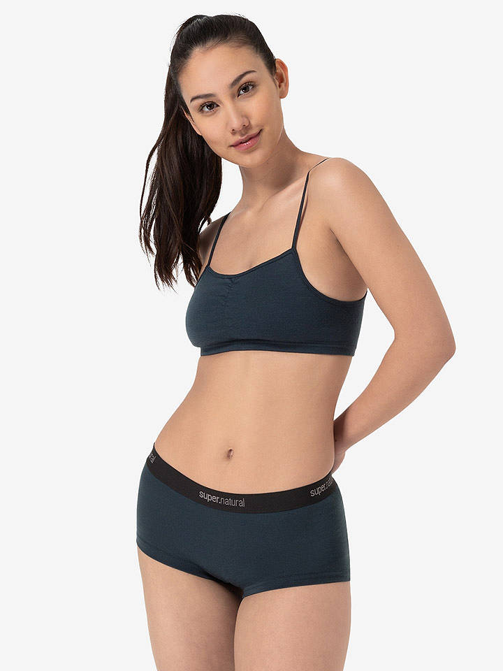super.natural Bustier "Cosy" in Anthrazit - XL