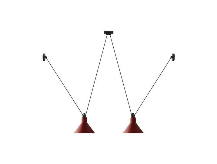 DCW éditions - Suspension Acrobate - Rouge - Acier peint - Designer Bernard-Albin Gras