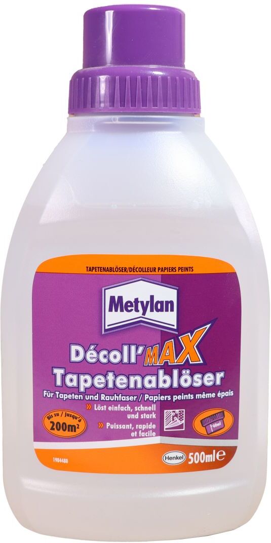 Henkel Metylan Aktiv Tapetenablöser, Ausbeute ca. 200 m², 0,5 Liter