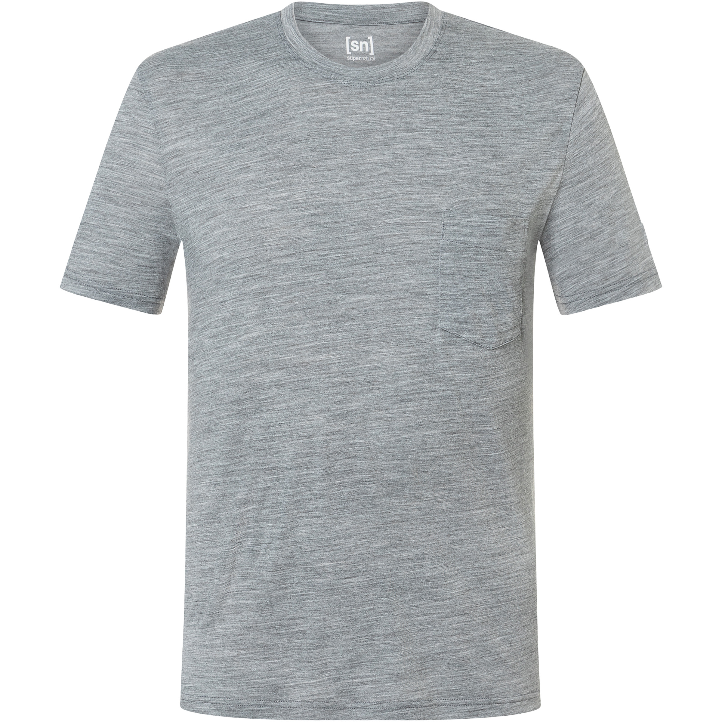 Super.Natural Pocket Herren T-Shirts grau Größe XXL Lifestyle Hautfreundlich Merinowolle