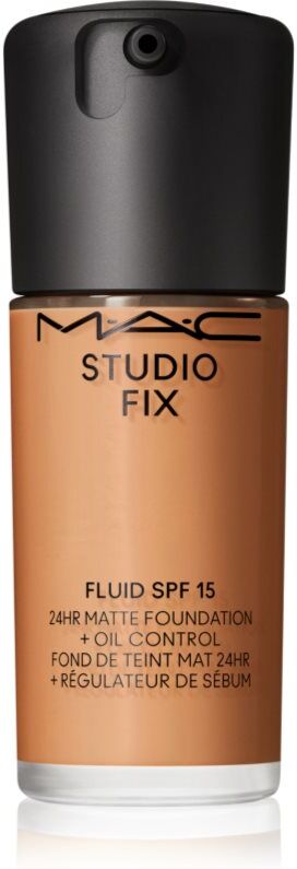 MAC Cosmetics Studio Fix Fluid SPF 15 24HR Matte Foundation + Oil Control mattifying foundation SPF 15 shade NC45 30 ml