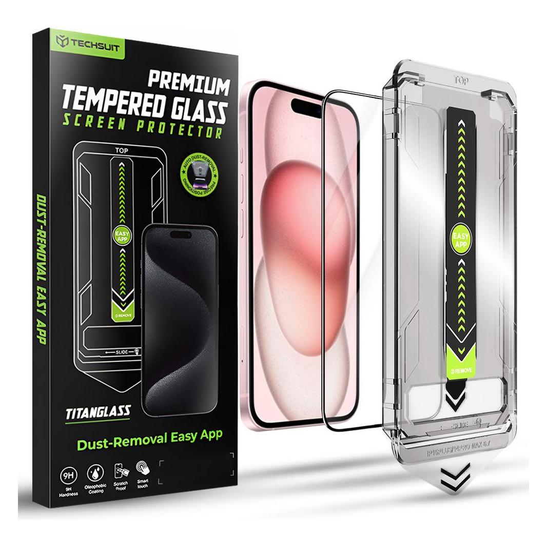 Techsuit TitanGlass FullCover (Apple iPhone 15, Apple iPhone 16) (58823622)