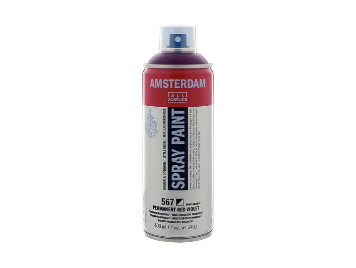 Amsterdam Acryl-Spray Permanent Rotviolett 400 ml