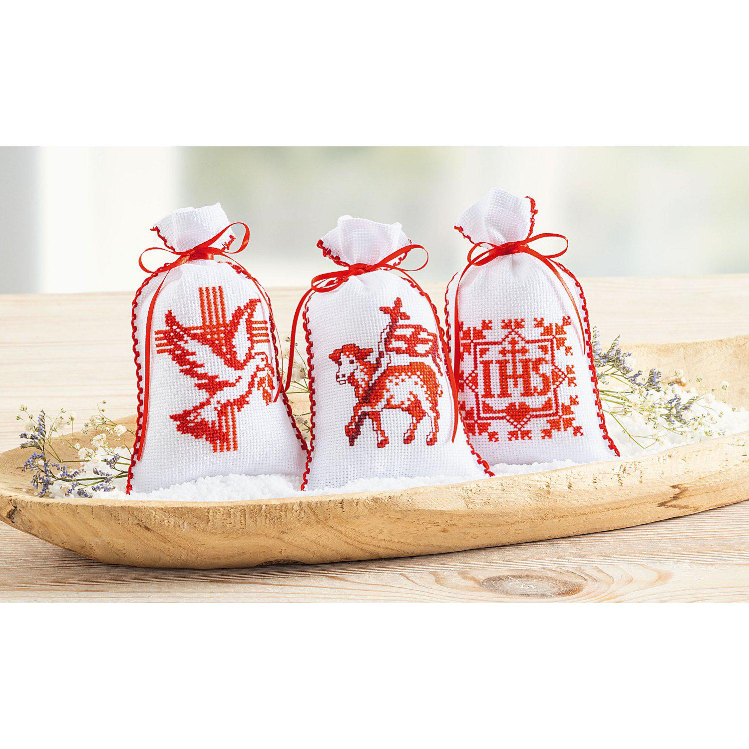Geschenksäckchen "Osterfest", 3er-Set