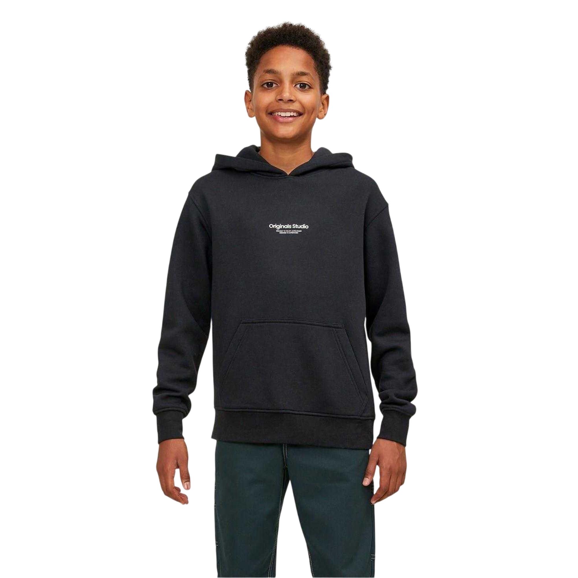 Jack And Jones Jongens Jorvester Hoodie (Zwart)