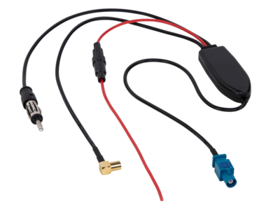ACV Antennensplitter AM/FM DAB+ Fakra(m)>DIN(m)/SMB(f) 151000-41