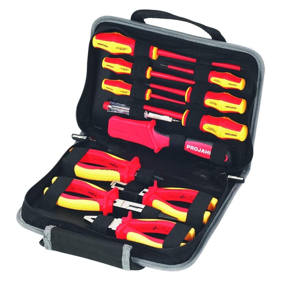 Projahn #8687, VDE Elektriker-Werkzeugmappe 12-tlg. (12 Teile) (8687)