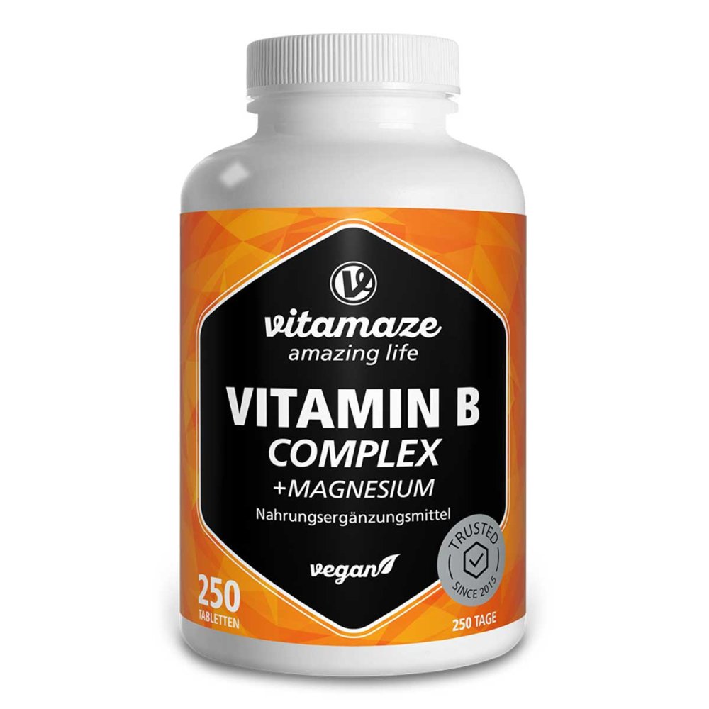 Vitamaze GmbH Vitamin B Complex + Magnesium + 8 B-Vitamine Tabletten 20912803