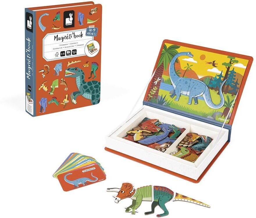 Lernspielzeug JANOD "Magnet", Kinder, orange, Lernspielzeug Lernspielzeug orange Einheitsgröße