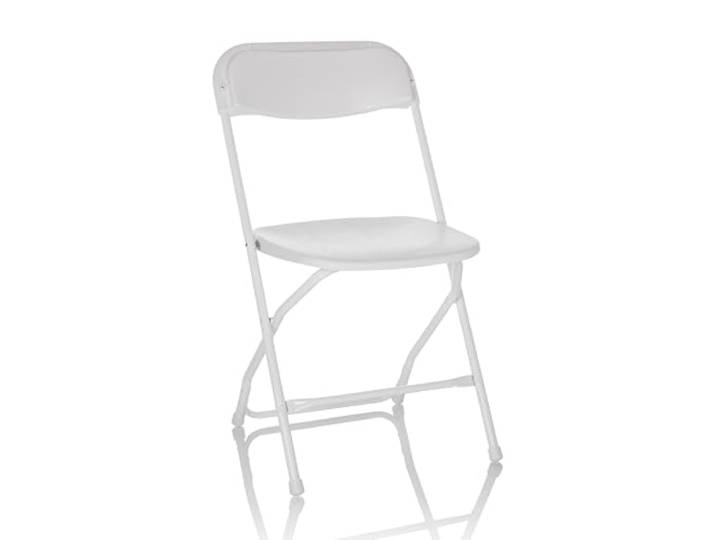 hjh OFFICE Klappstuhl bis 190kg belastbar TUDELA XXL W Campingstuhl klappbar, Indoor- und Outdoor Faltstuhl, Weiß