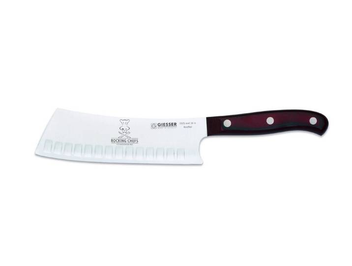 GIESSER Gemüsemesser Küchenmesser 1925 wwr 16, extreme Schärfe, Kullenschliff, Faszination Schärfe