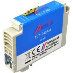 Ampertec Tinte ersetzt Epson C13T071240 cyan