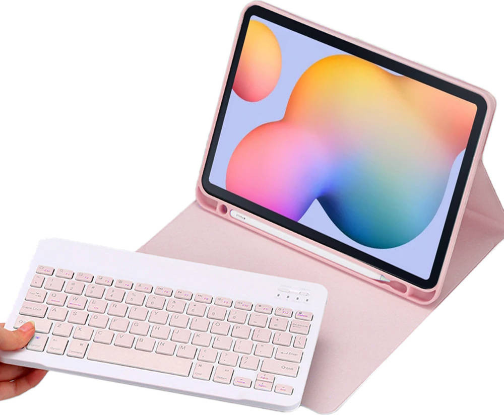 Samsung Galaxy Tab S6 Lite toetsenbordhoes CFS6L Roze