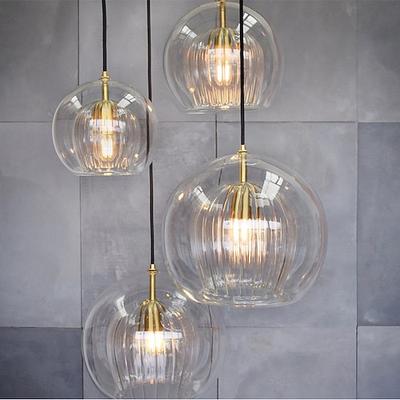 15 cm Single Design Insel Design Pendelleuchten Glas Glas Galvanisierung Nordischer Stil 85-265V