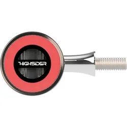 Highsider Rocket Bullet, LED 3in1 Rückleuchte/Blinker - Verchromt