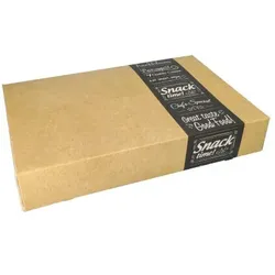 100x Catering-Kartons `pure` eckig 8 x 31,3 x 46,4 cm `Good Food` mittel