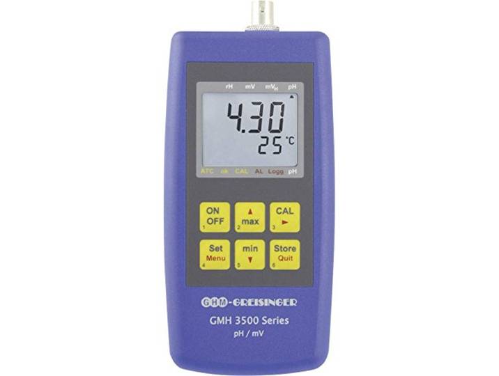 Greisinger GMH 3531 Instrument de mesure pH/Redox/temp GMH 3531 calibré selon des normes de l'usine