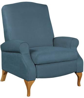 350 lbs. Weight Capacity Faux Suede Recliner by BrylaneHome in Teal Extra Wide Seat (350 lb. capacity)
