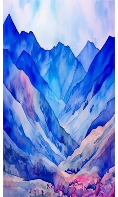 Veer Decor Chromatic Cliffs Wall Mural